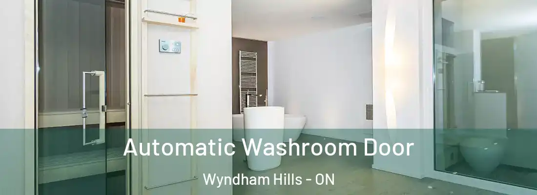 Automatic Washroom Door Wyndham Hills - ON