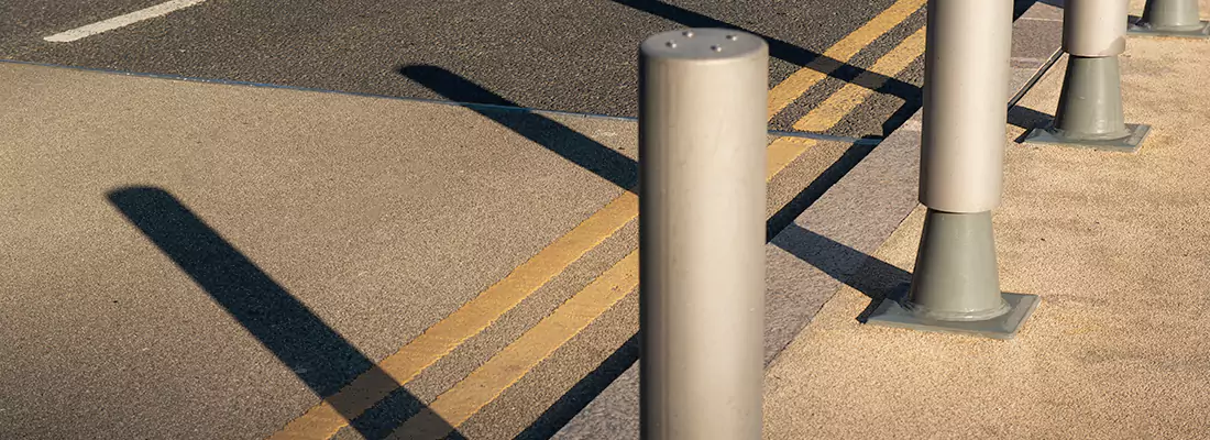 Custom Retractable Barrier Column Installations in Brantford, ON