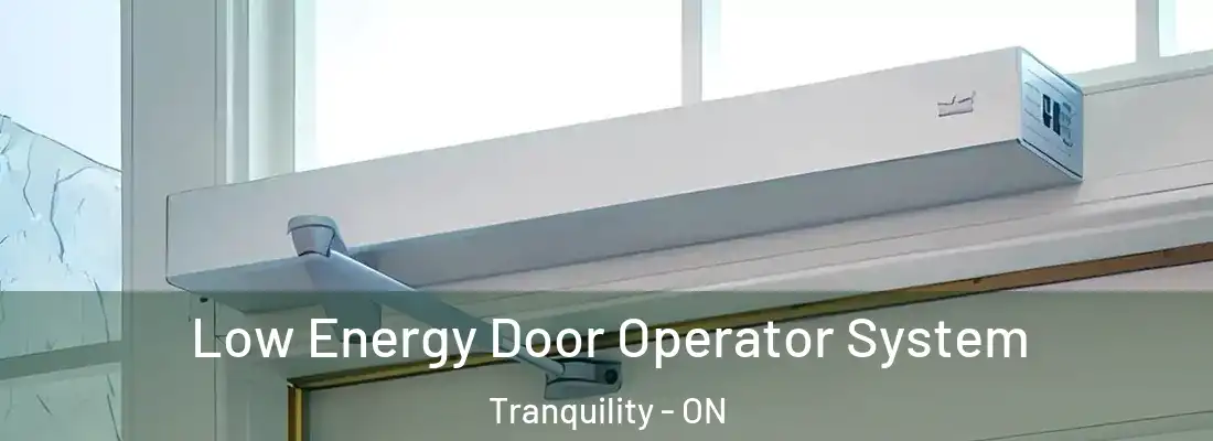 Low Energy Door Operator System Tranquility - ON