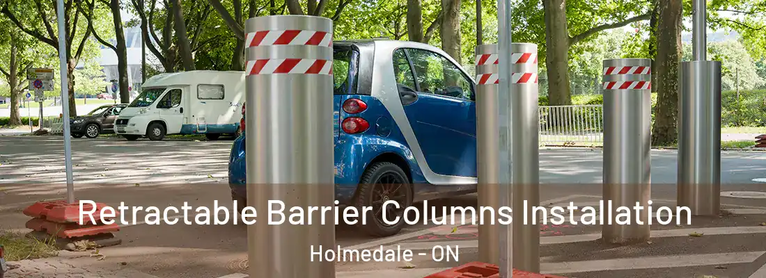 Retractable Barrier Columns Installation Holmedale - ON