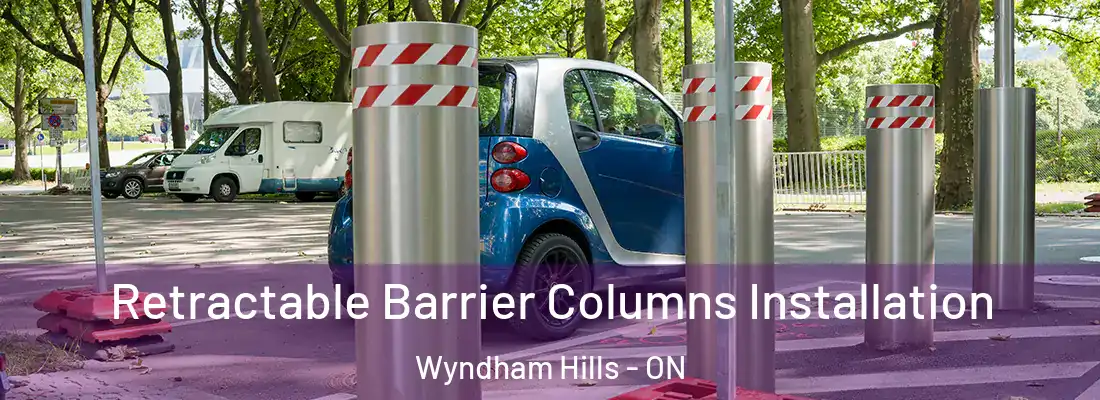  Retractable Barrier Columns Installation Wyndham Hills - ON